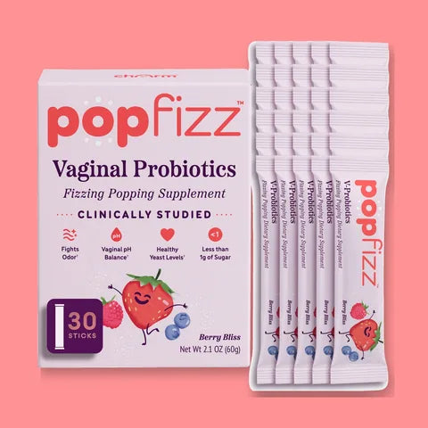 PopFizz Vaginal Probiotics — 30 Sticks