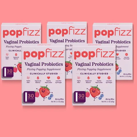 PopFizz Vaginal Probiotics — 30 Sticks