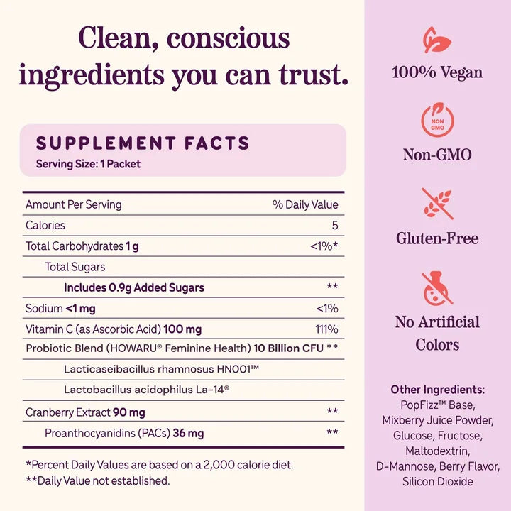 PopFizz Supplement Facts